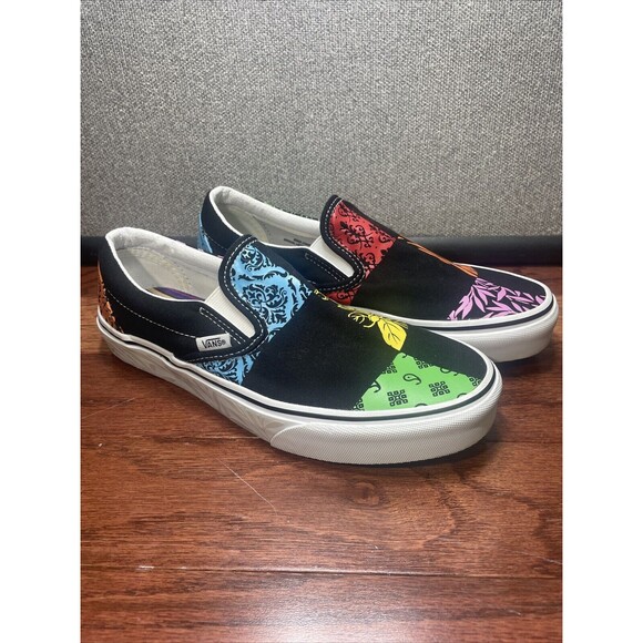 VAN'S Crayola Off The Wall Slip-On Canvas Sneakers W 9.5 / M7.5 - Picture 1 of 10